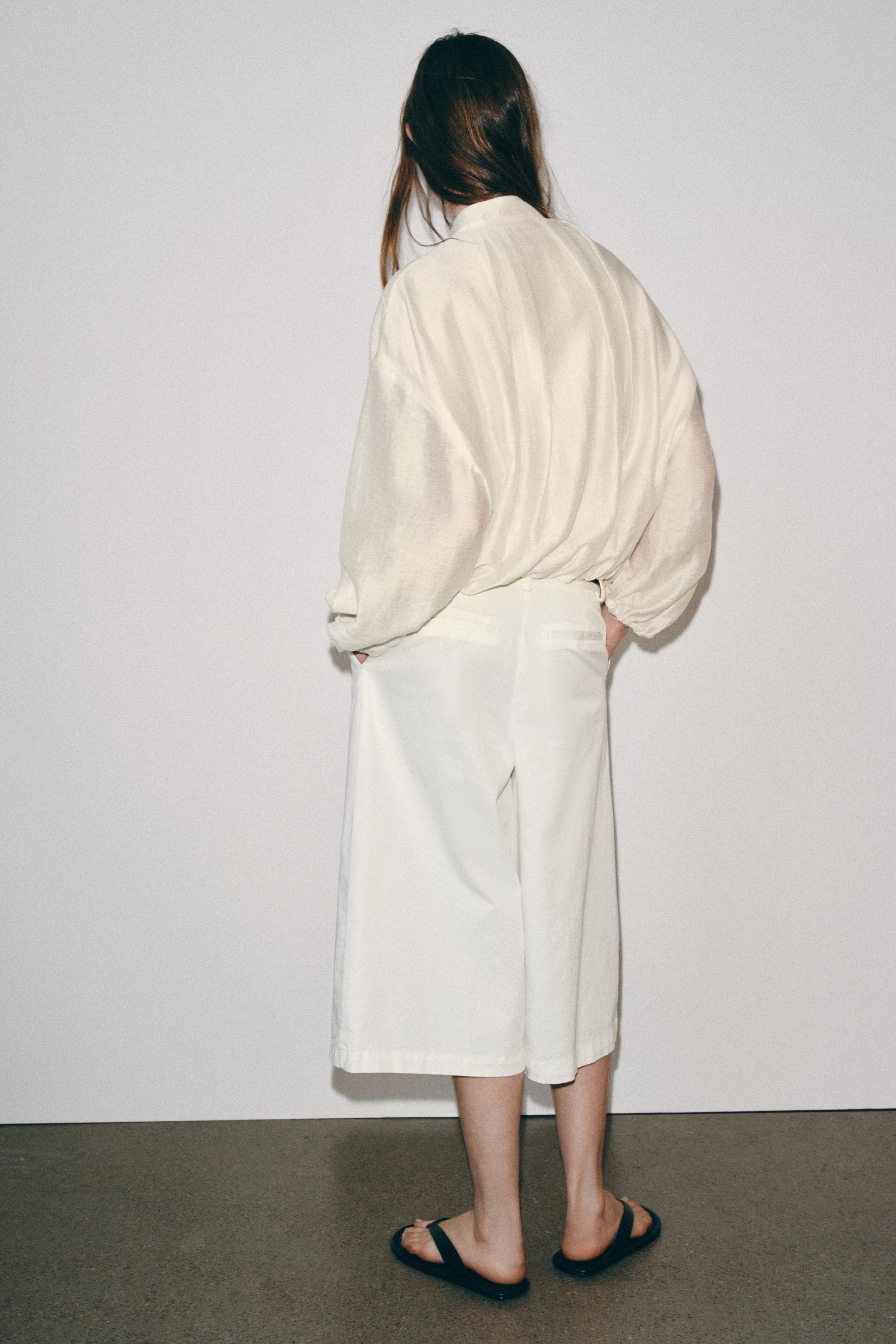 PLEATED BOMBER JACKET